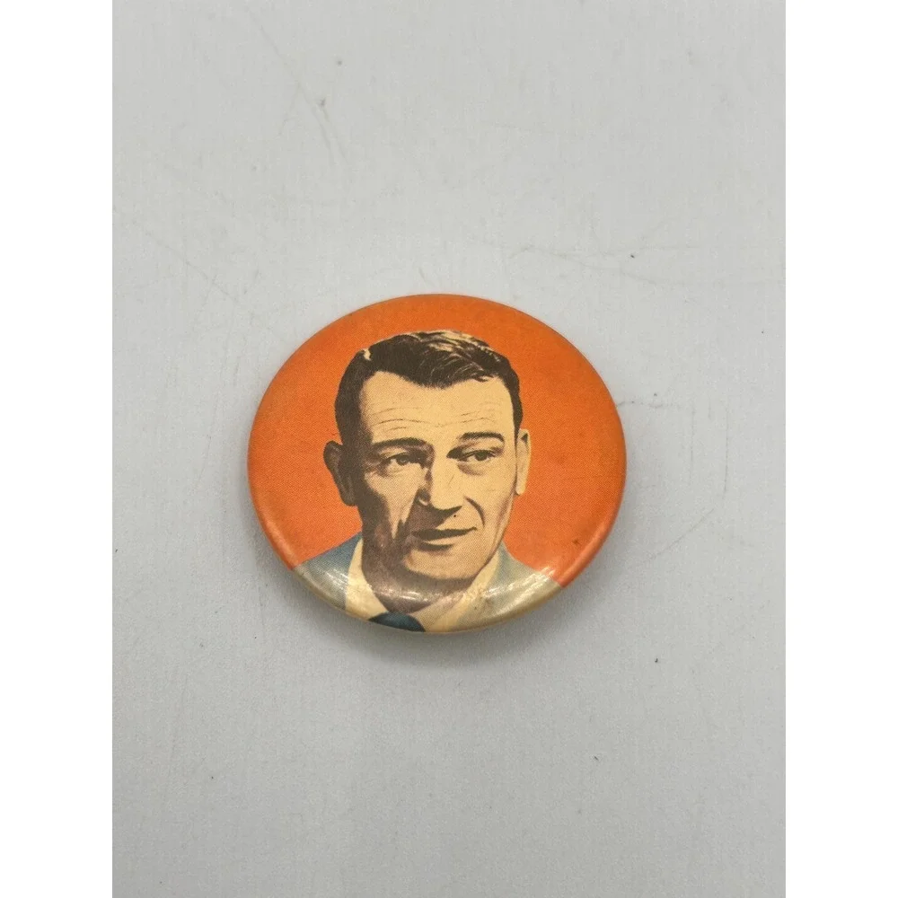 Vintage‎ 1970s John Wayne Button Pin